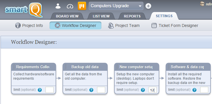 Workflow designer